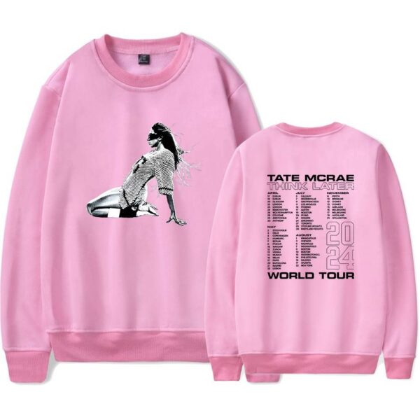 Tate McRae Think Later World Tour Sweatshirt #3 - Image 5