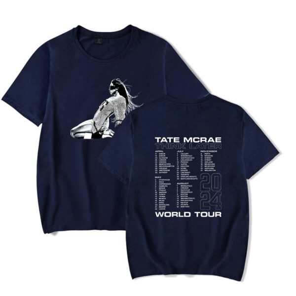 Tate McRae Think Later World Tour T-Shirt #3 - Image 3