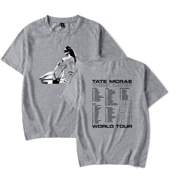 Tate McRae Think Later World Tour T-Shirt #3 - Image 4