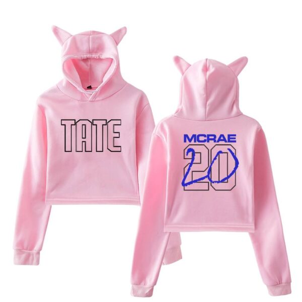 Tate McRae Cropped Hoodie #1 - Image 5