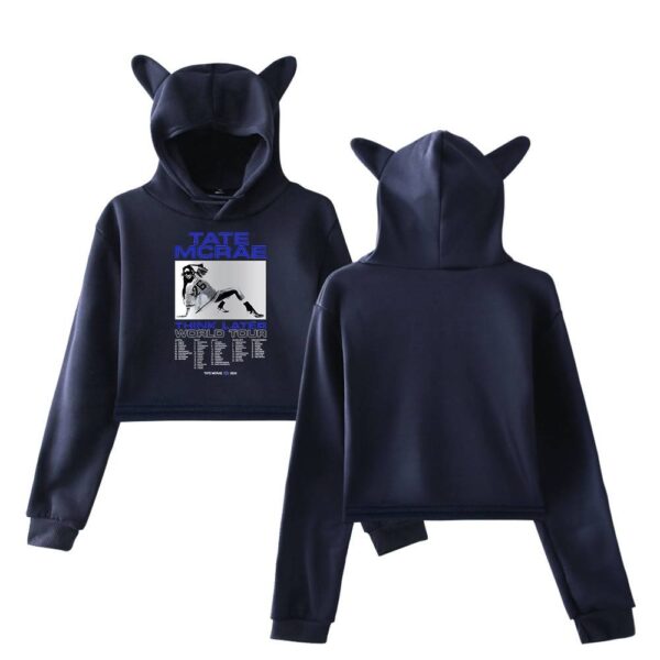 Tate McRae Think Later World Tour Cropped Hoodie #2