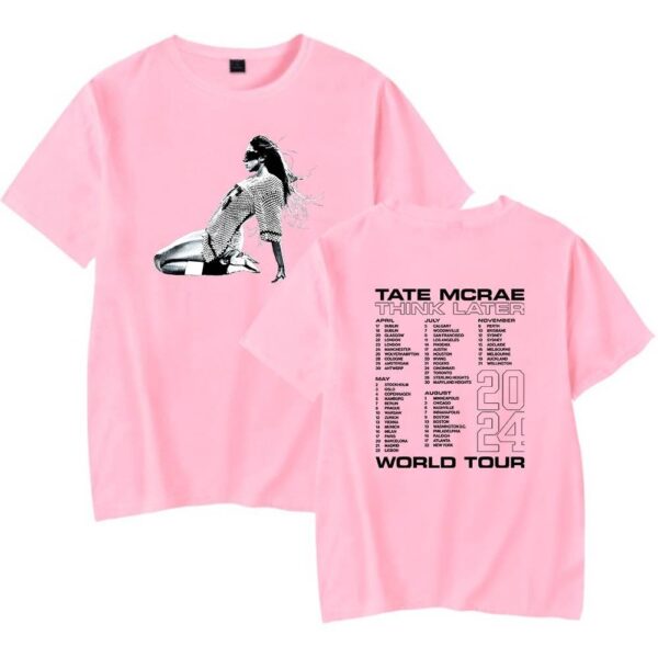 Tate McRae Think Later World Tour T-Shirt #3 - Image 5